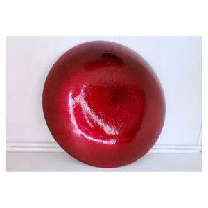 Red Glitter Glass plate